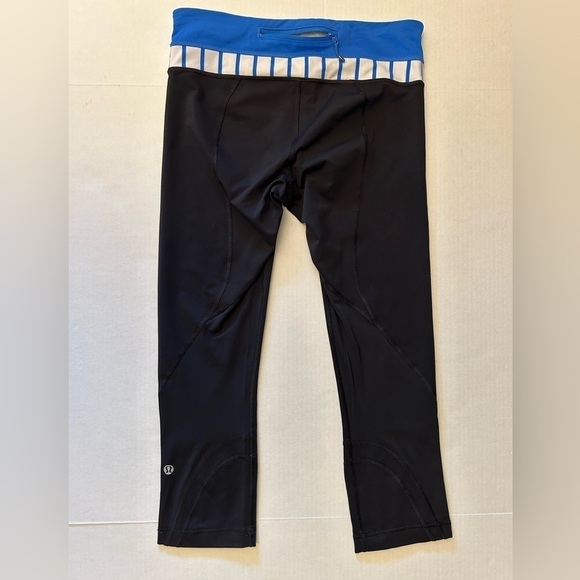 Lululemon Run Inspire Crop II workout legging pants Sz-6. F5 - Picture 5 of 10